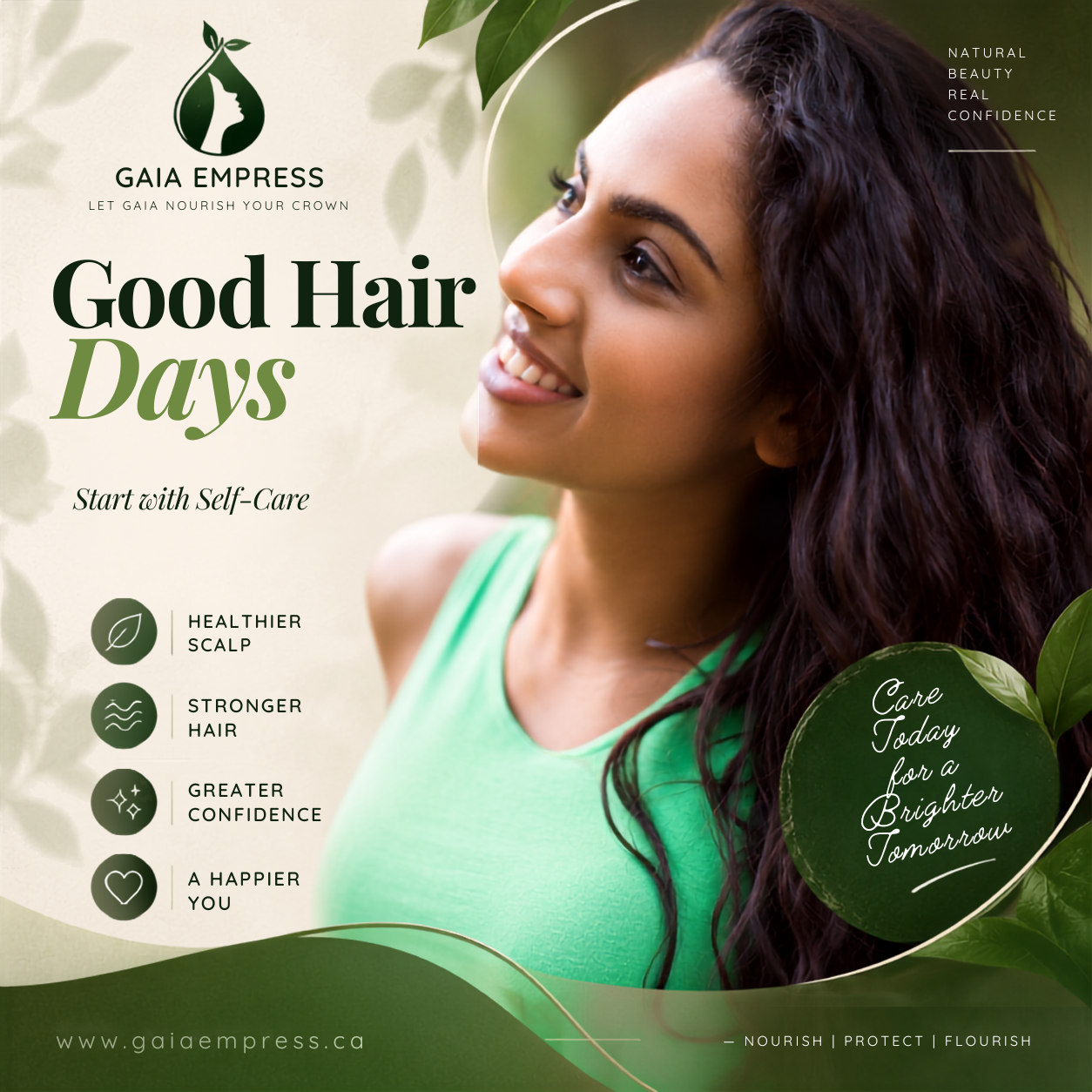 Gaia Empress community hair care